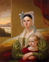 George Caleb Bingham - Mrs David Steele Lamme and Son,William Wirt